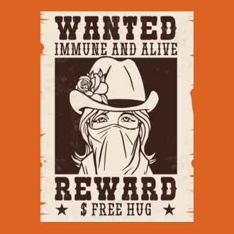 Afiș Wanted - Îmbrățișări gratuite model tricou