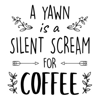 Yawn is a silent scream model tricou