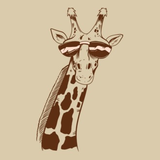 Cap Girafă model tricou