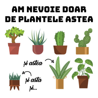 am nevoie doar de plantele astea  model tricou