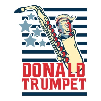 donald trumpet yoh model tricou