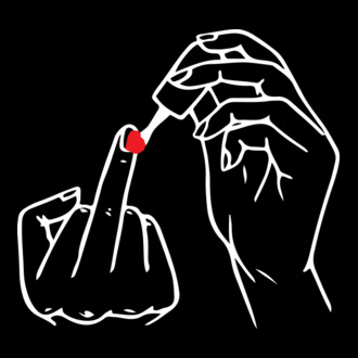 Nail polish Fuck U model tricou