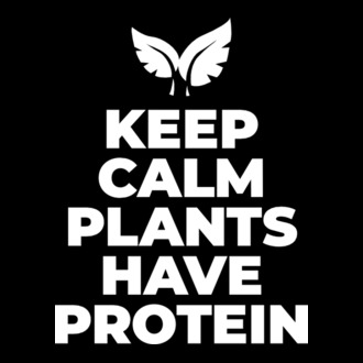 keep calm plant protein model tricou