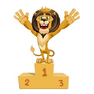 lion champion model tricou