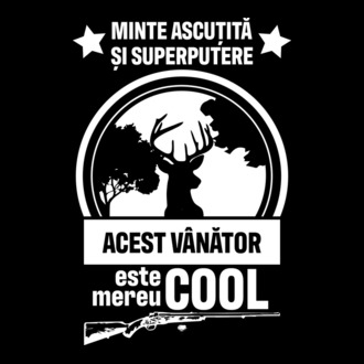 minte ascuțită și superputere acest vânător este mereu cool model tricou