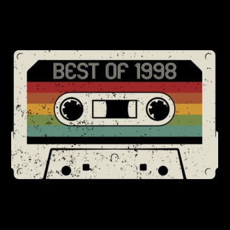 retro tape 1998 vintage model tricou