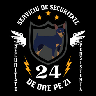 serviciu de securitate - securitate - persistență - 24 de ore pe zi model tricou