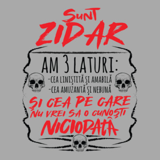 sunt zidar am 3 laturi model tricou