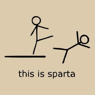this is sparta model tricou