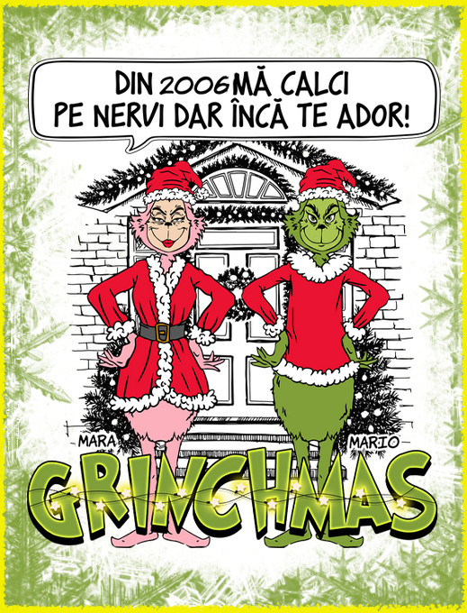 Grinchmas couple