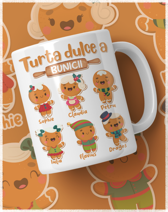 Familia turtă dulce mug