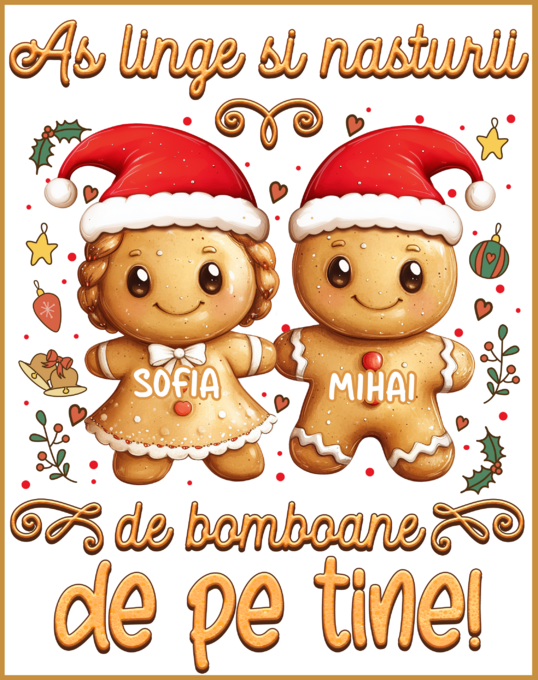 Gingerbread Couple shirt