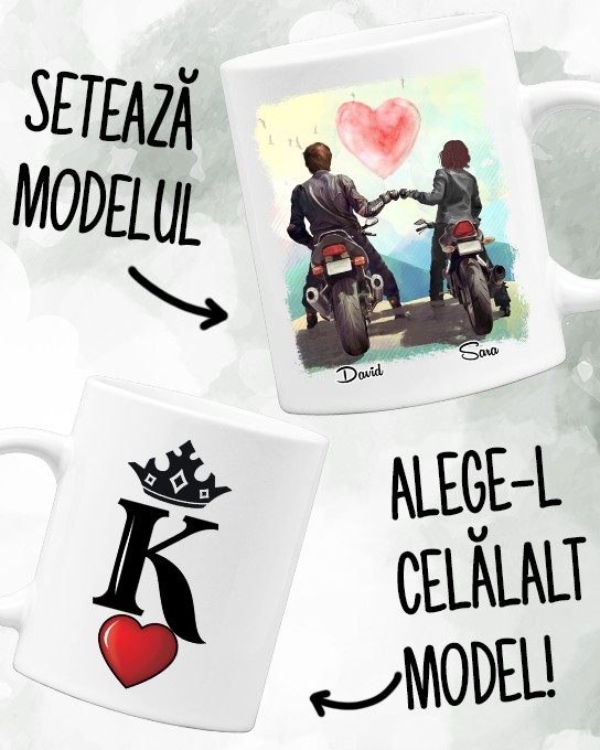 Cuplu de motocicliști