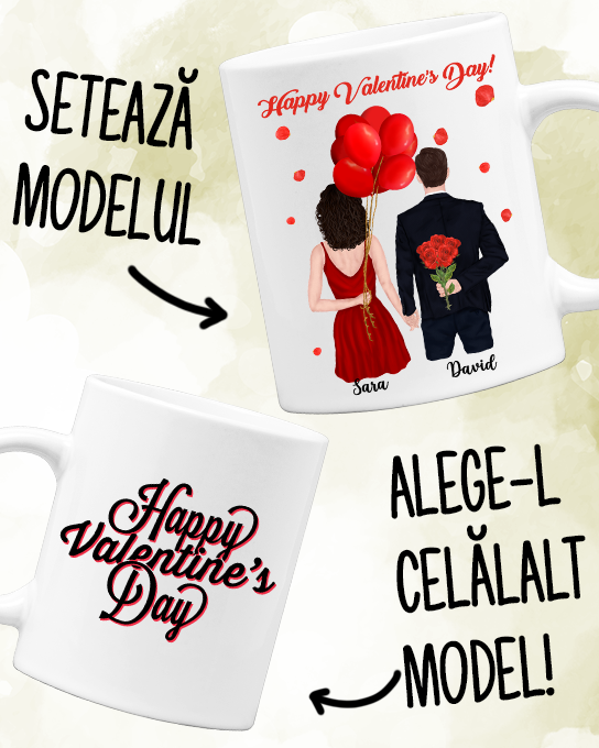 Pereche cu flori