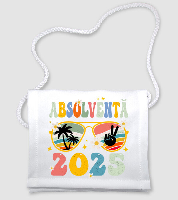 Absolventă 2025 model alb pe tricou