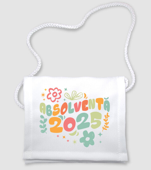 Absolventă 2025 model alb pe tricou