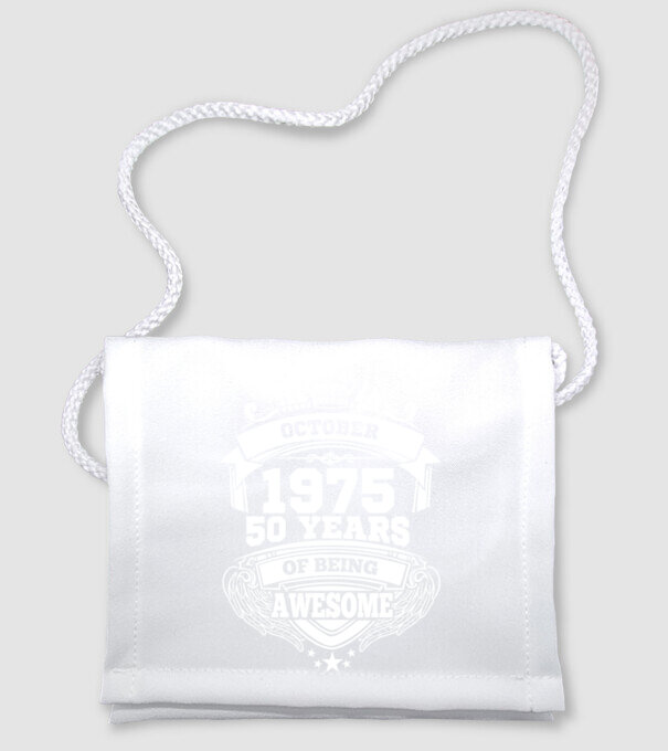 Awesome being of october 1975 model alb pe tricou