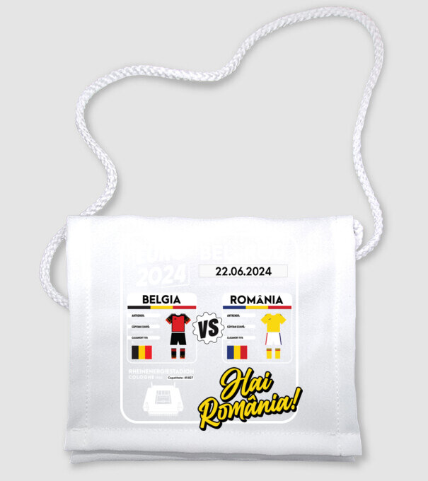 BEL-ROM euro 2024 calendar model alb pe tricou
