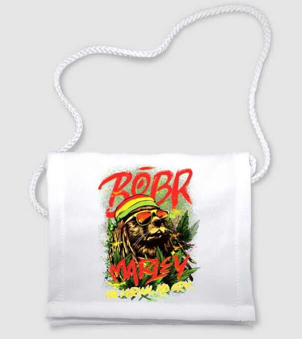 BÓBR MARLEY model alb pe tricou
