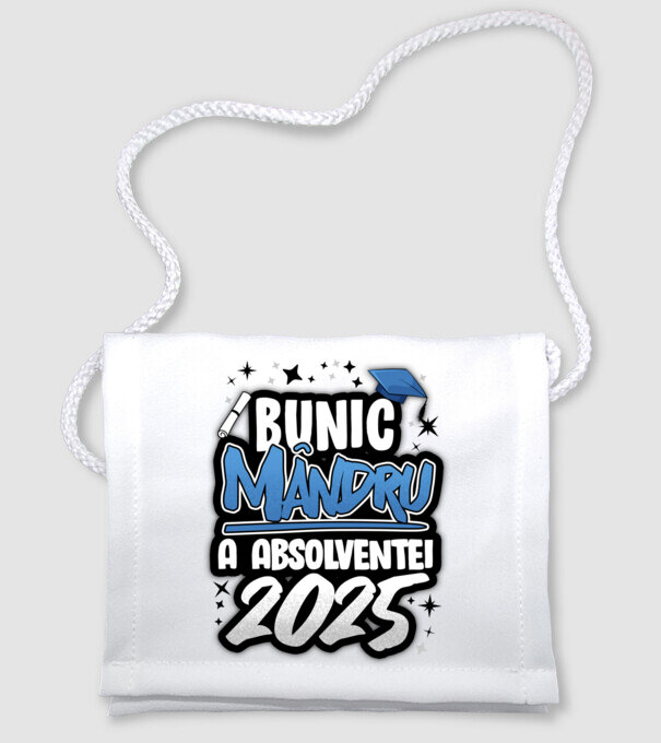 Bunic MÂNDRU a absolventei model alb pe tricou