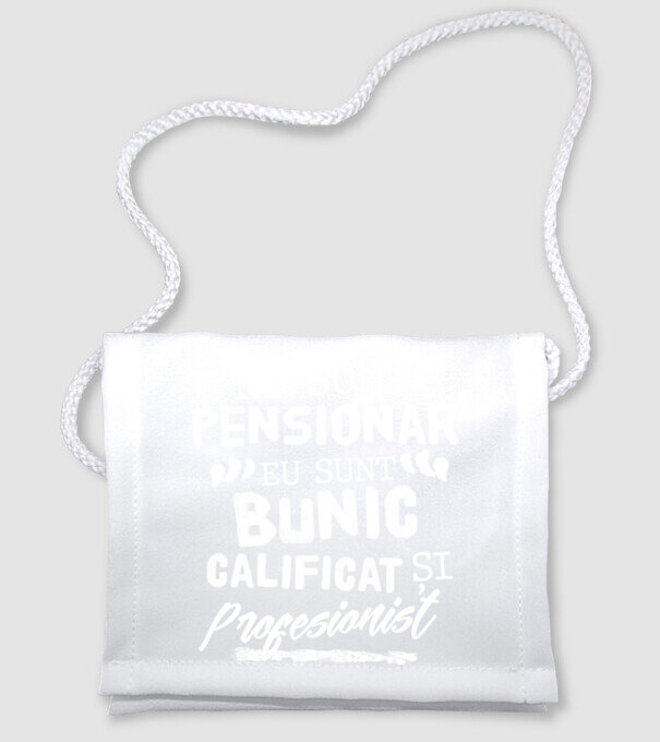 Bunicul profesionist model alb pe tricou