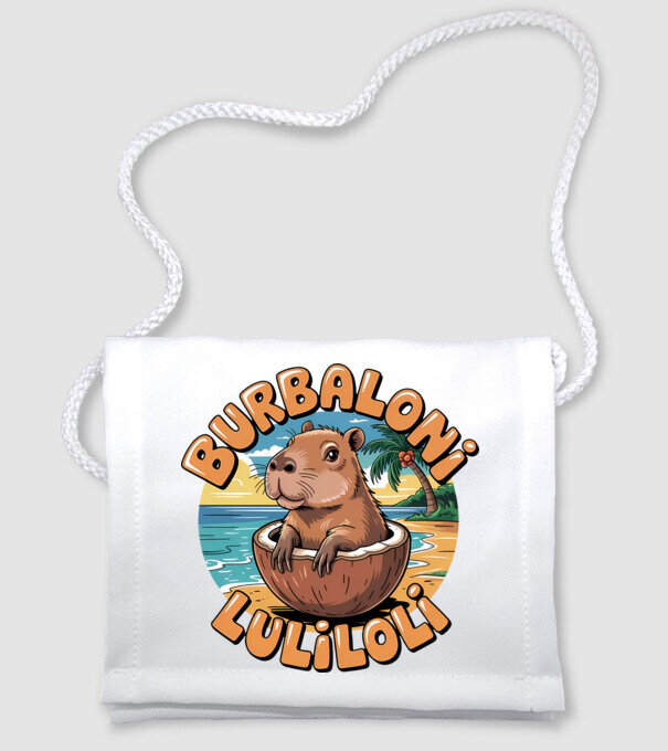 Burbaloni Luliloli model alb pe tricou