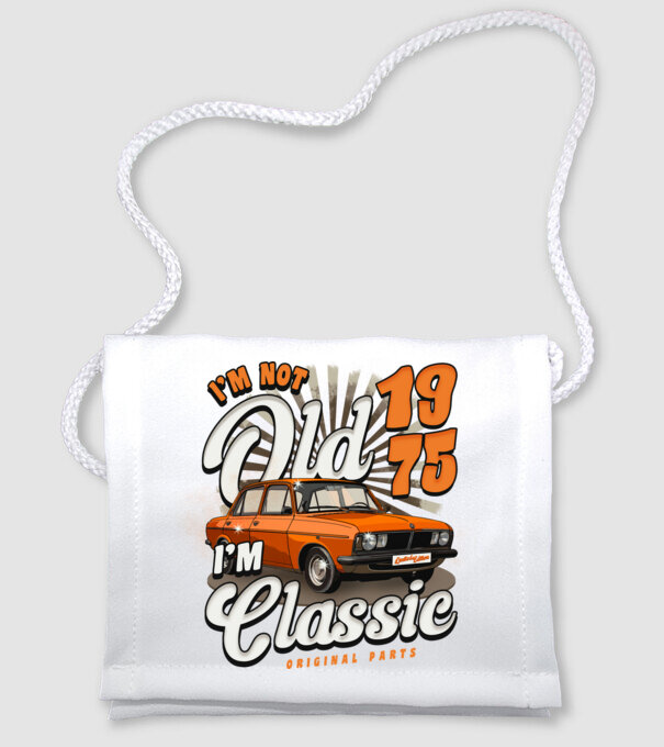 DACIA 1975 model alb pe tricou