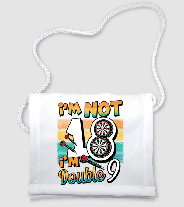 Darts Birthday 18 years old model alb pe tricou