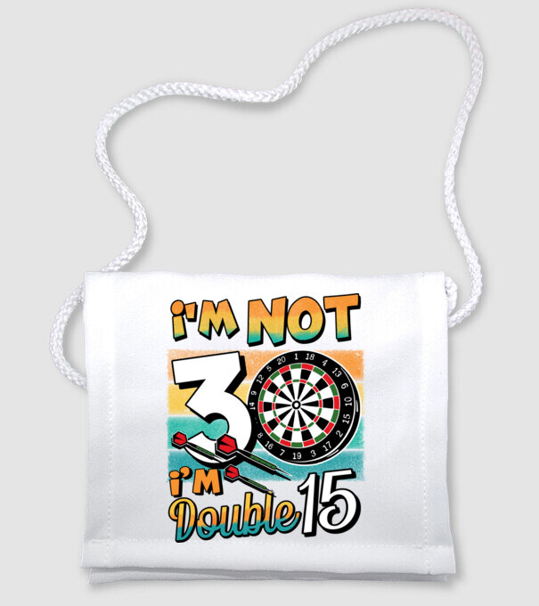 Darts Birthday 30 years old model alb pe tricou
