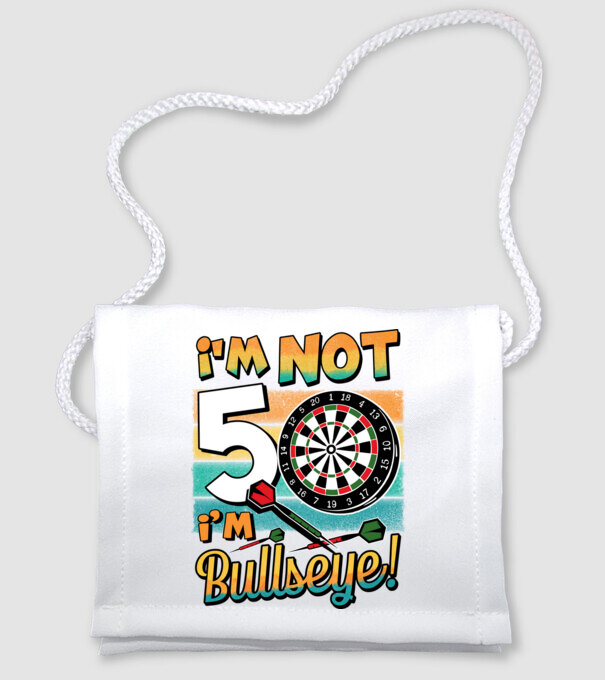 Darts Birthday 50 years old model alb pe tricou