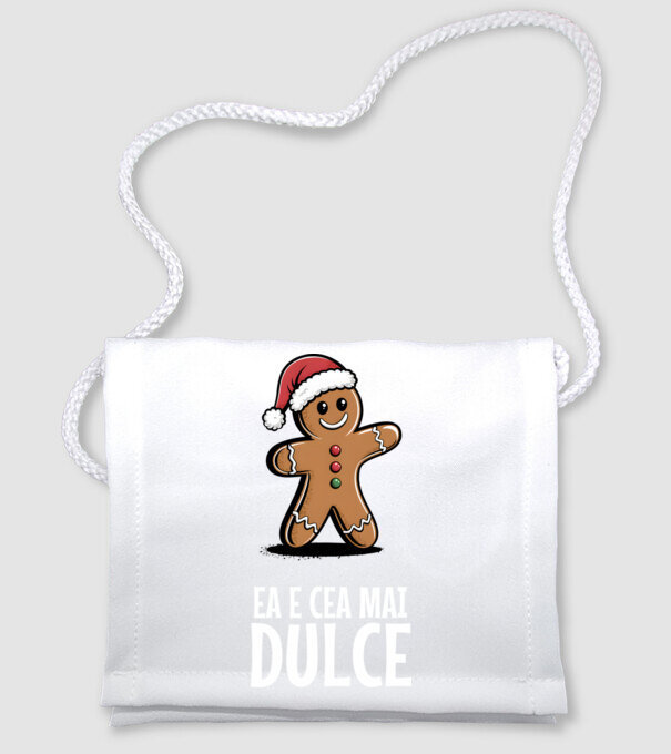 Ea e cea mai dulce Negru model alb pe tricou