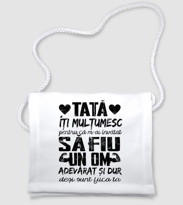 fiică crescută ca fiu Alb model alb pe tricou