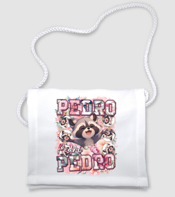 Girly Pedro model alb pe tricou
