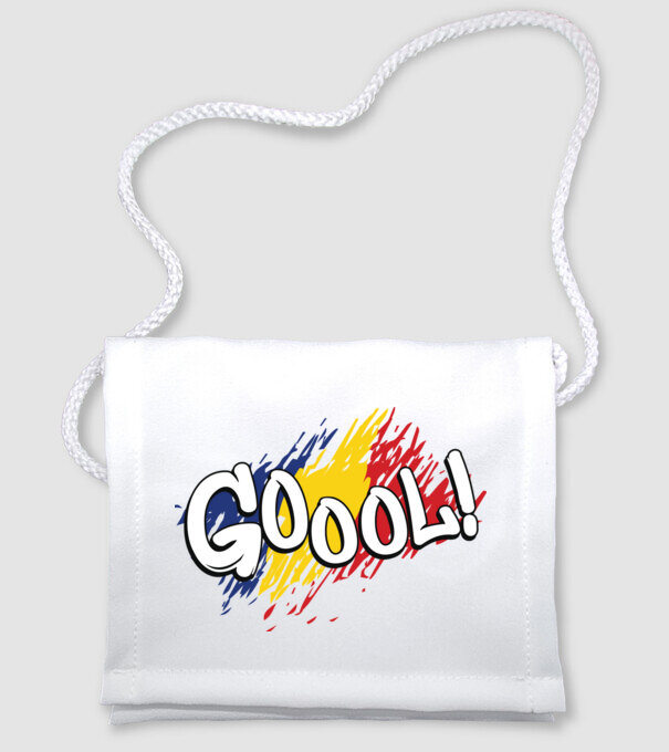 GOOOL model alb pe tricou