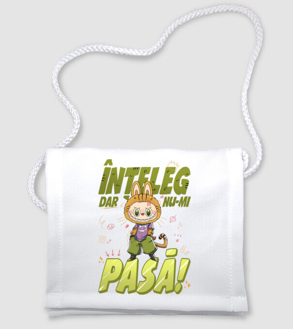 Înțeleg dar nu-mi pasă! model alb pe tricou