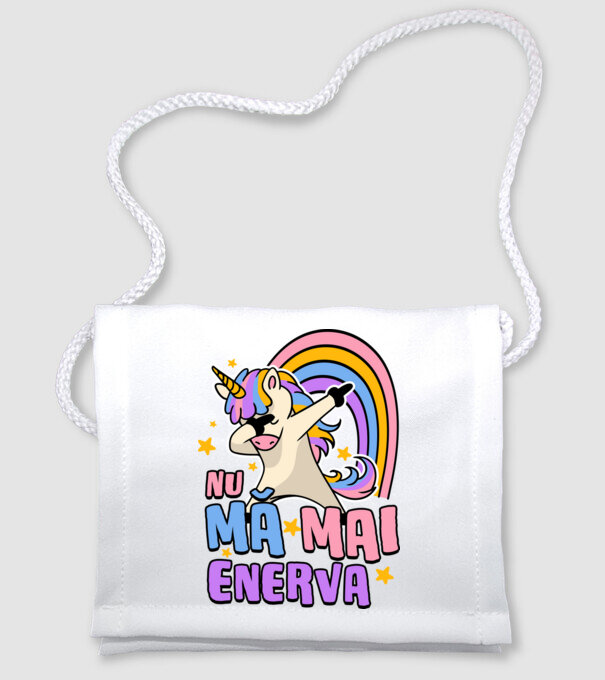Nu mă mai enerva model alb pe tricou