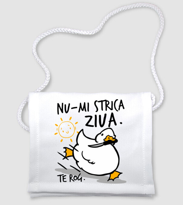 Nu-mi strica ziua. model alb pe tricou