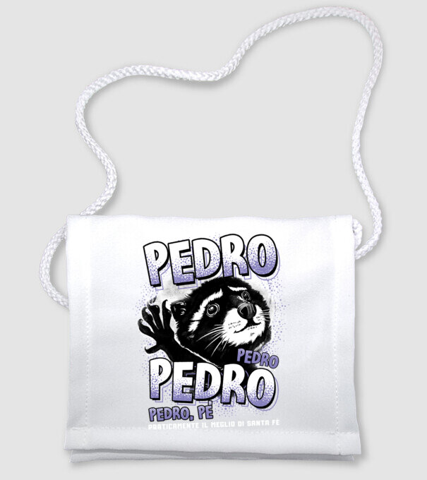 PEDRO PEDRO PEDRO model alb pe tricou