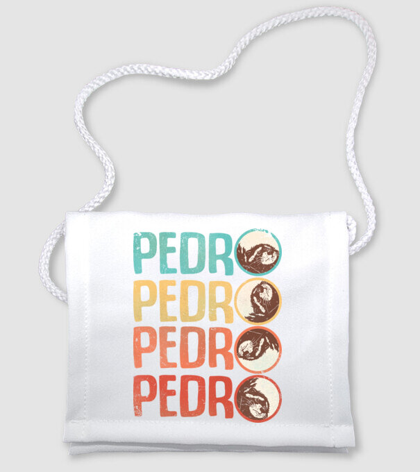 Pedro Pedro retro model alb pe tricou