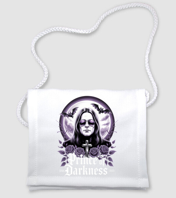 Prince of Darkness model alb pe tricou