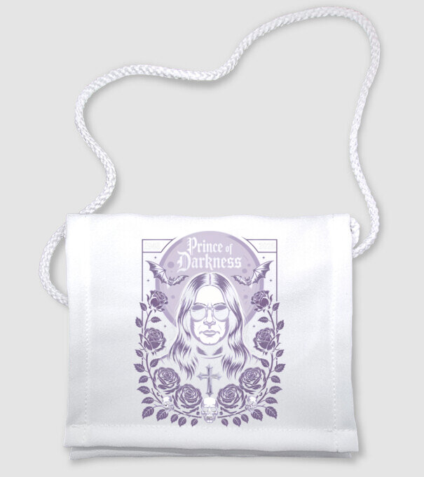 Prince of Darkness model alb pe tricou