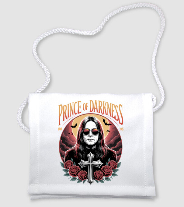Prince of Darkness model alb pe tricou