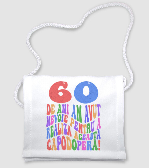 Realiza această capodoperă 60 model alb pe tricou