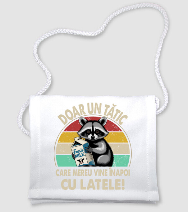Retro Apa aki visszajött a tejjel RO model alb pe tricou