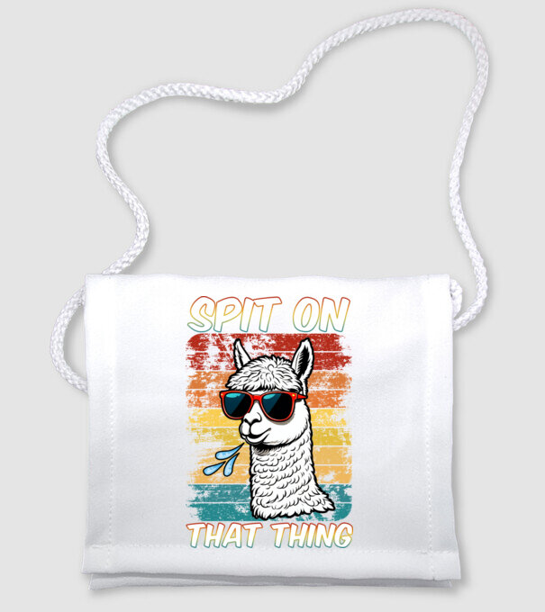 Spit on that thing llama rainbow Hawk Tuah model alb pe tricou