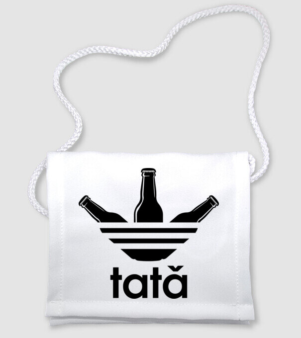 Tatadidas model alb pe tricou