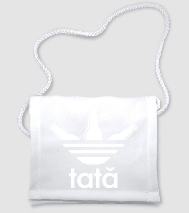 Tatadidas model alb pe tricou