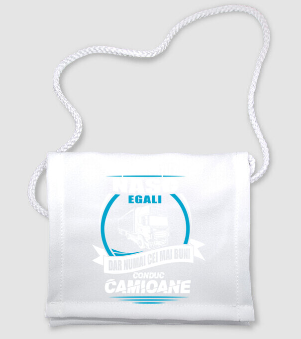 Toți bărbații se nasc egali camioane model alb pe tricou