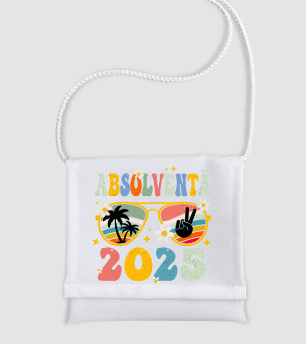 Absolventă 2025 model alb pe tricou