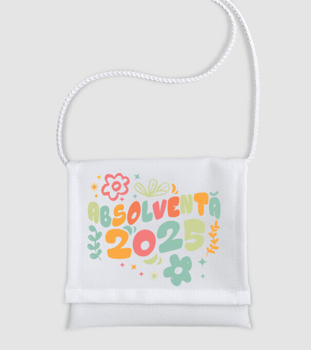 Absolventă 2025 model alb pe tricou